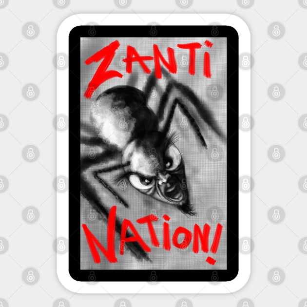 Zanti  Nation Sticker by DougSQ